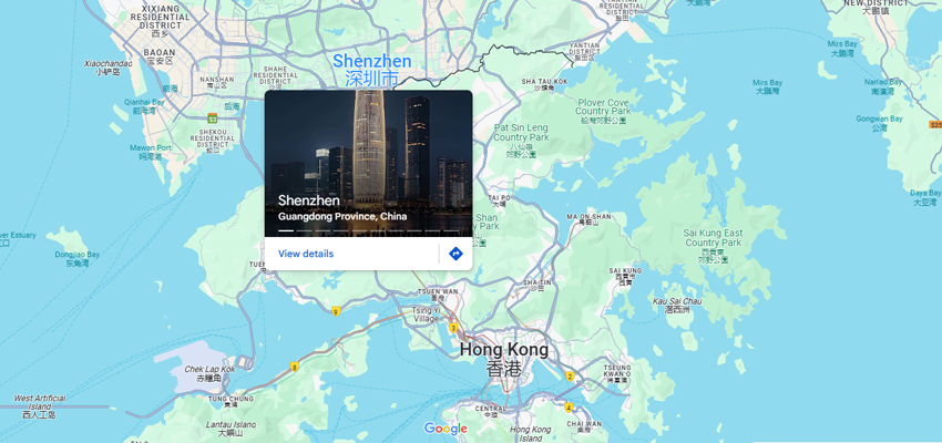 source find china location