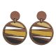 wooden earring