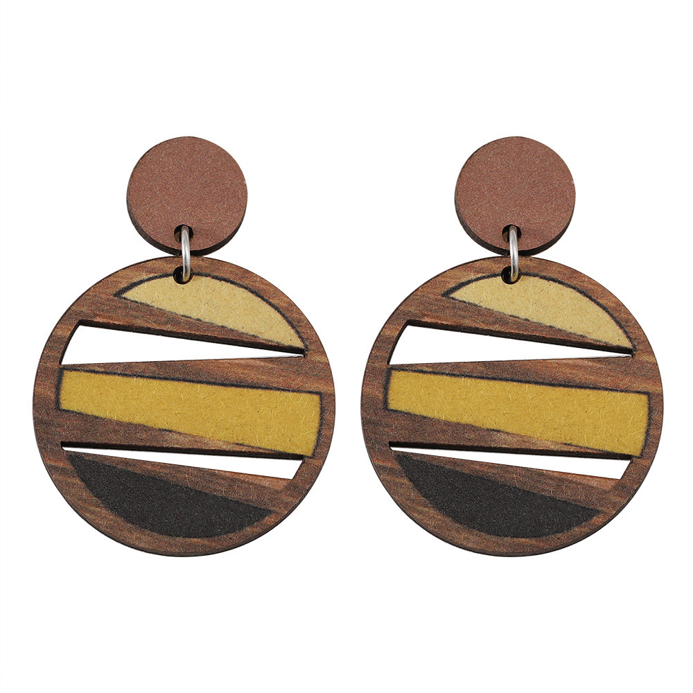 wooden earring