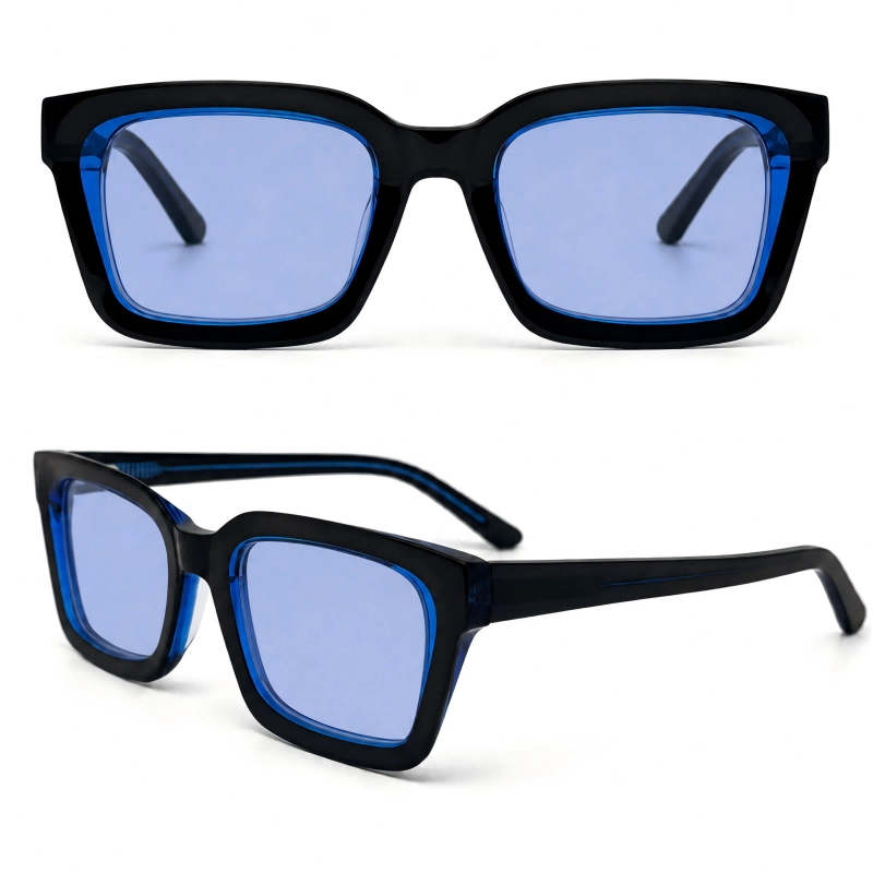 Acetate eyewear Laminated Colored