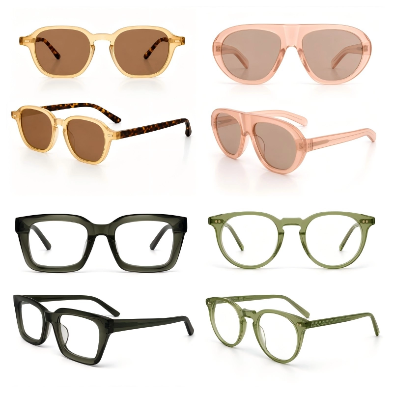 Transparent sunglasses sourcing