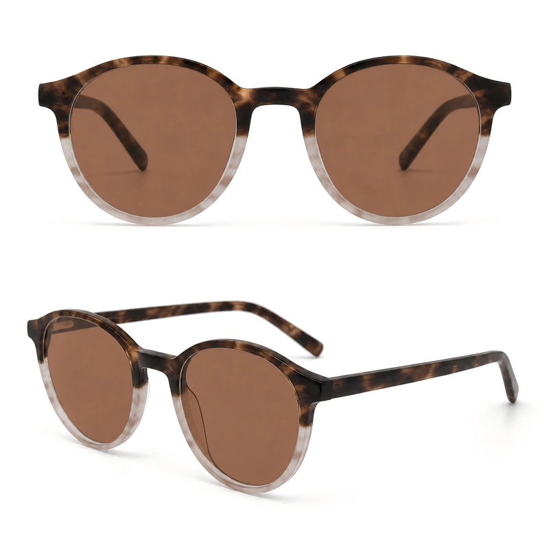 acetate eyewear multi color-block